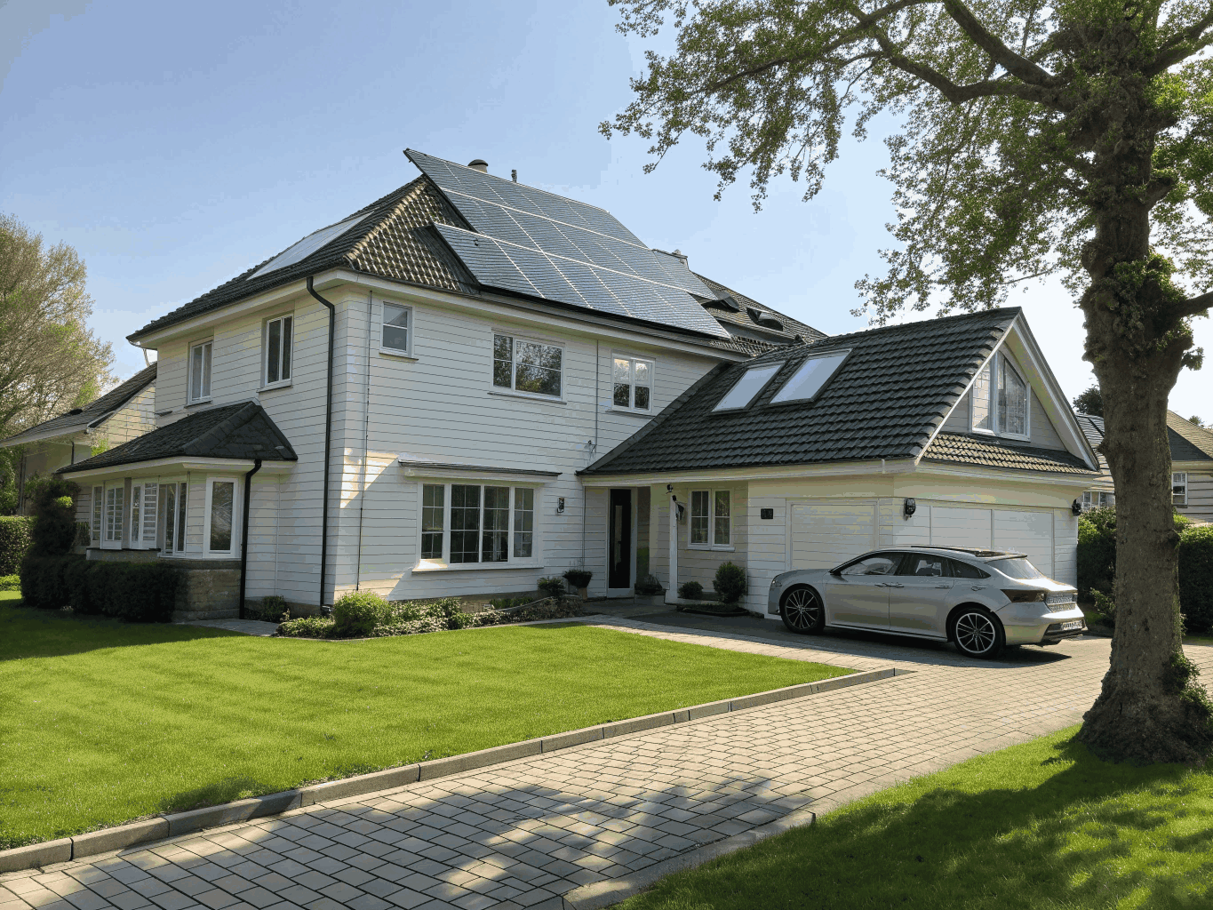 Renovated residential home exterior in Woodbridge VA